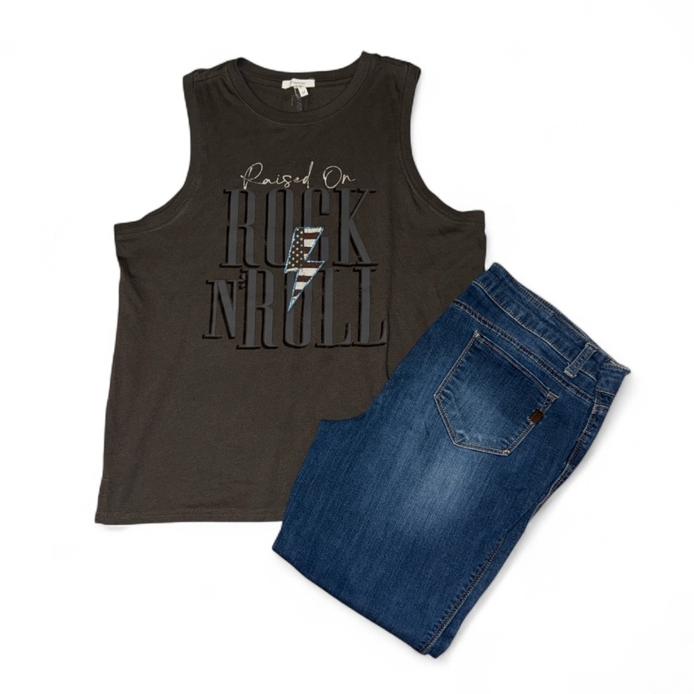 Maurice’s Americana Rock And Roll Graphic Tank